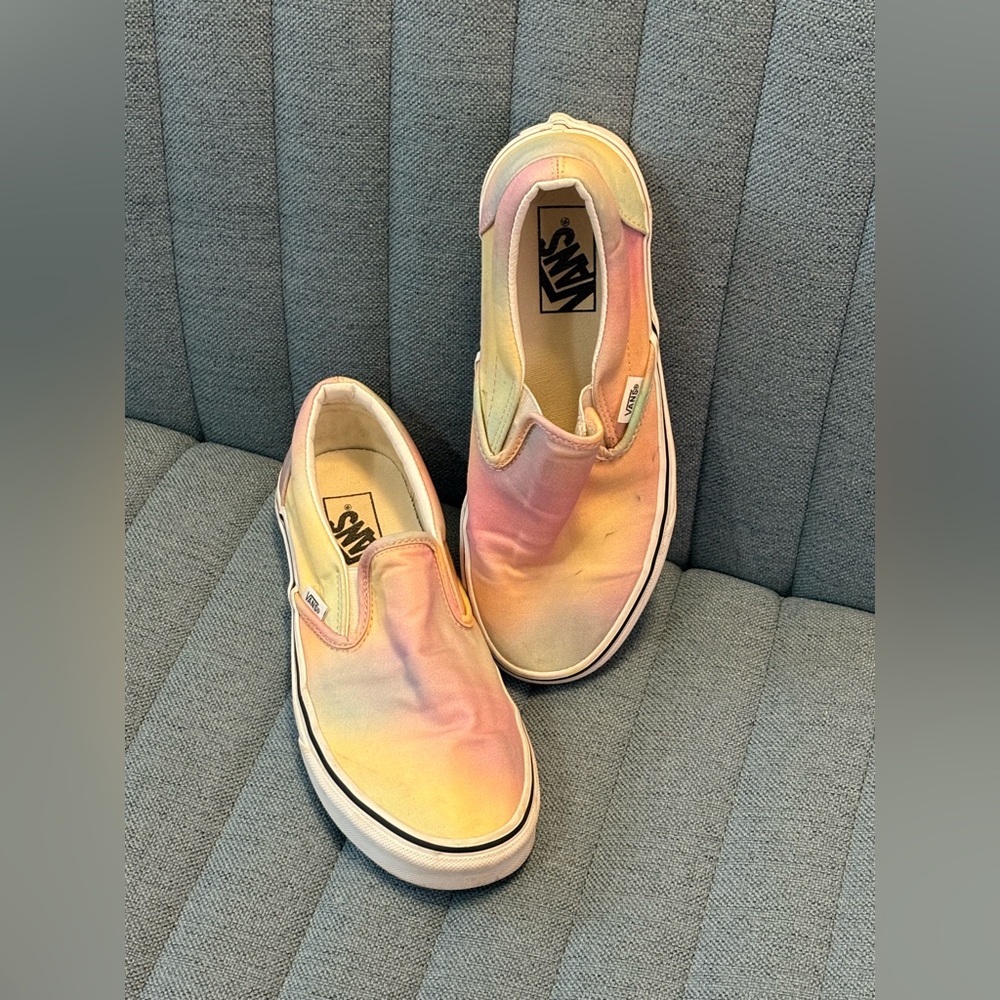 Pastel Tie Dye Vans